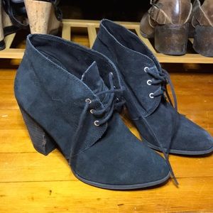 Black Lace Up Booties